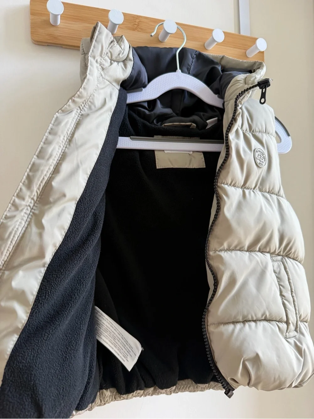 Mango Kids Puffer Vest with Hood Size 3-4